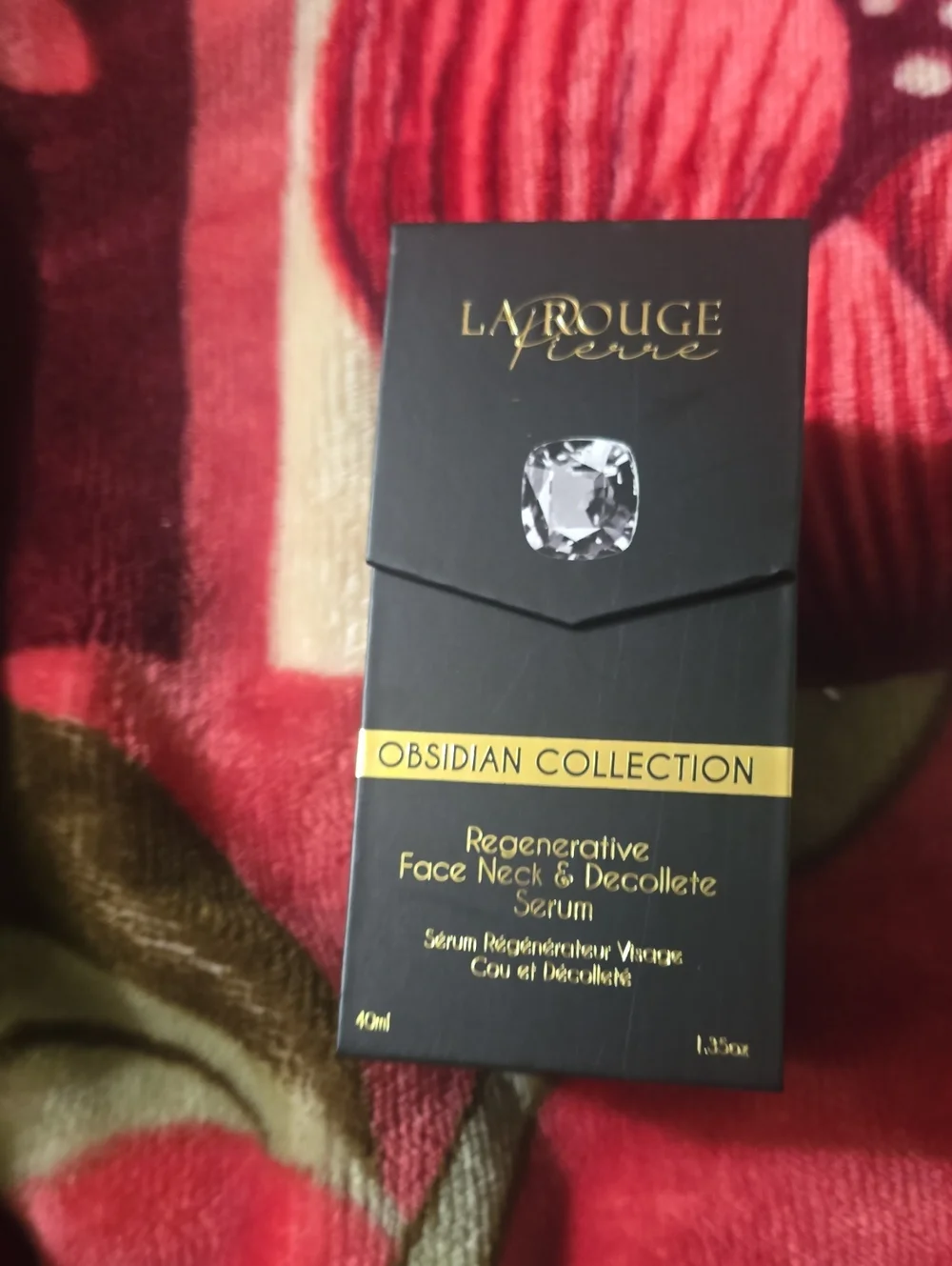 Rouge Helium Obsidian Collection Black Regenerative Face, Neck & Décolleté Serum